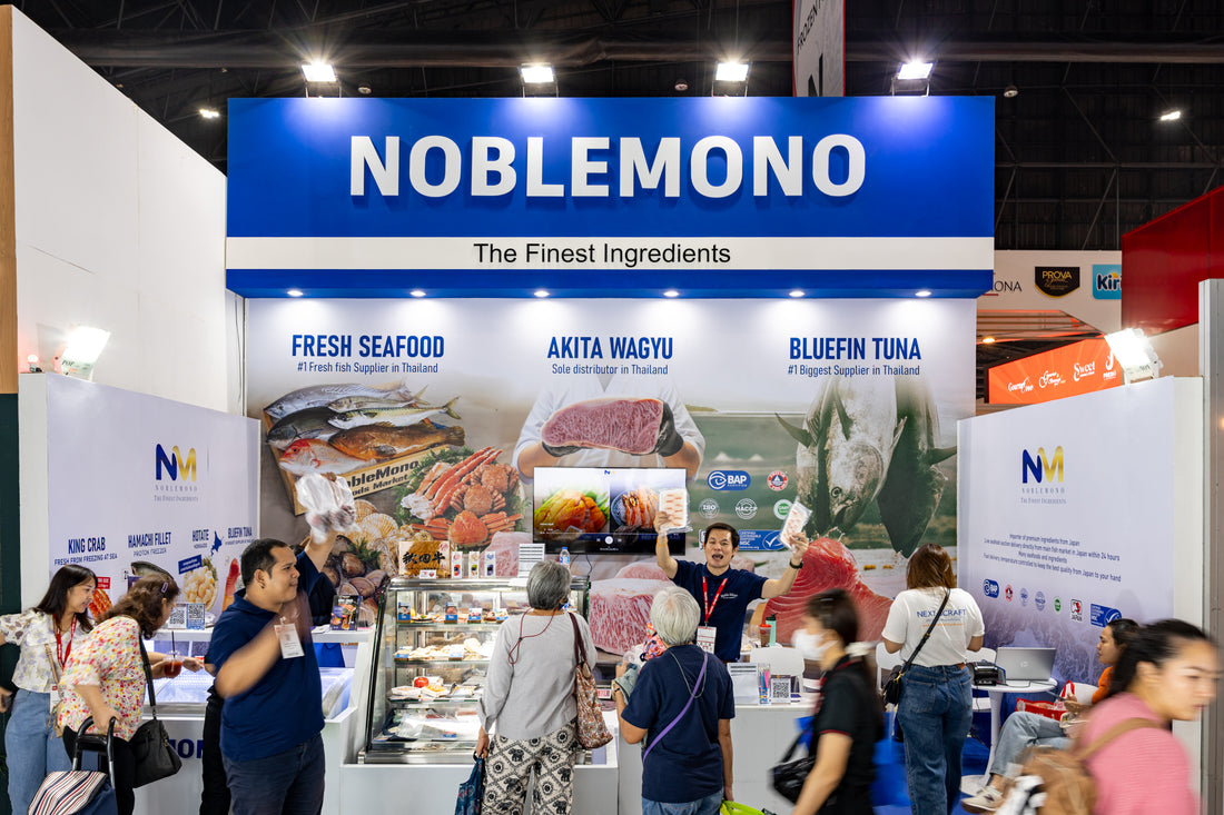 Noblemono ยกทะเลขึ้นบก บุกงาน THAIFEX-Anuga Asia 2024 งานมหกรรมแสดงสินค้าอาหารและเครื่องดื่มที่ยิ่งใหญ่และครบวงจรที่สุดแห่งเอเชีย